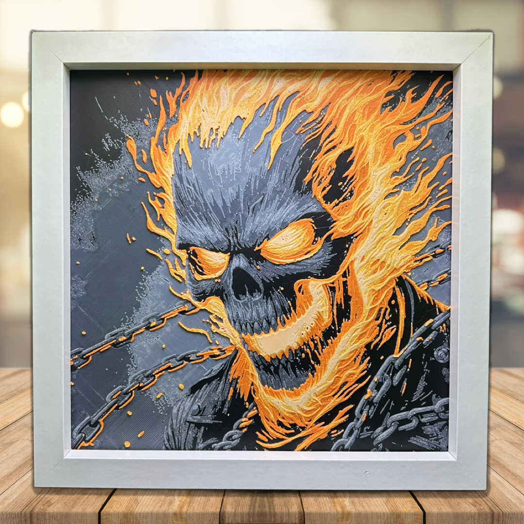 Ghost Rider 3D Printed Fan Art