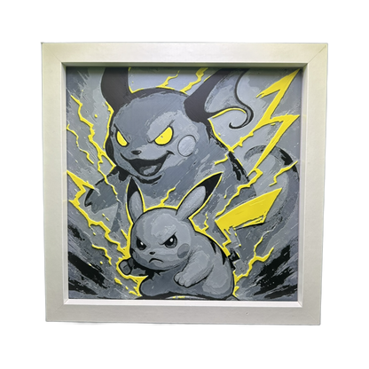 Pikachu & Raichu Evolution - Pokémon 3D Printed Fan Art
