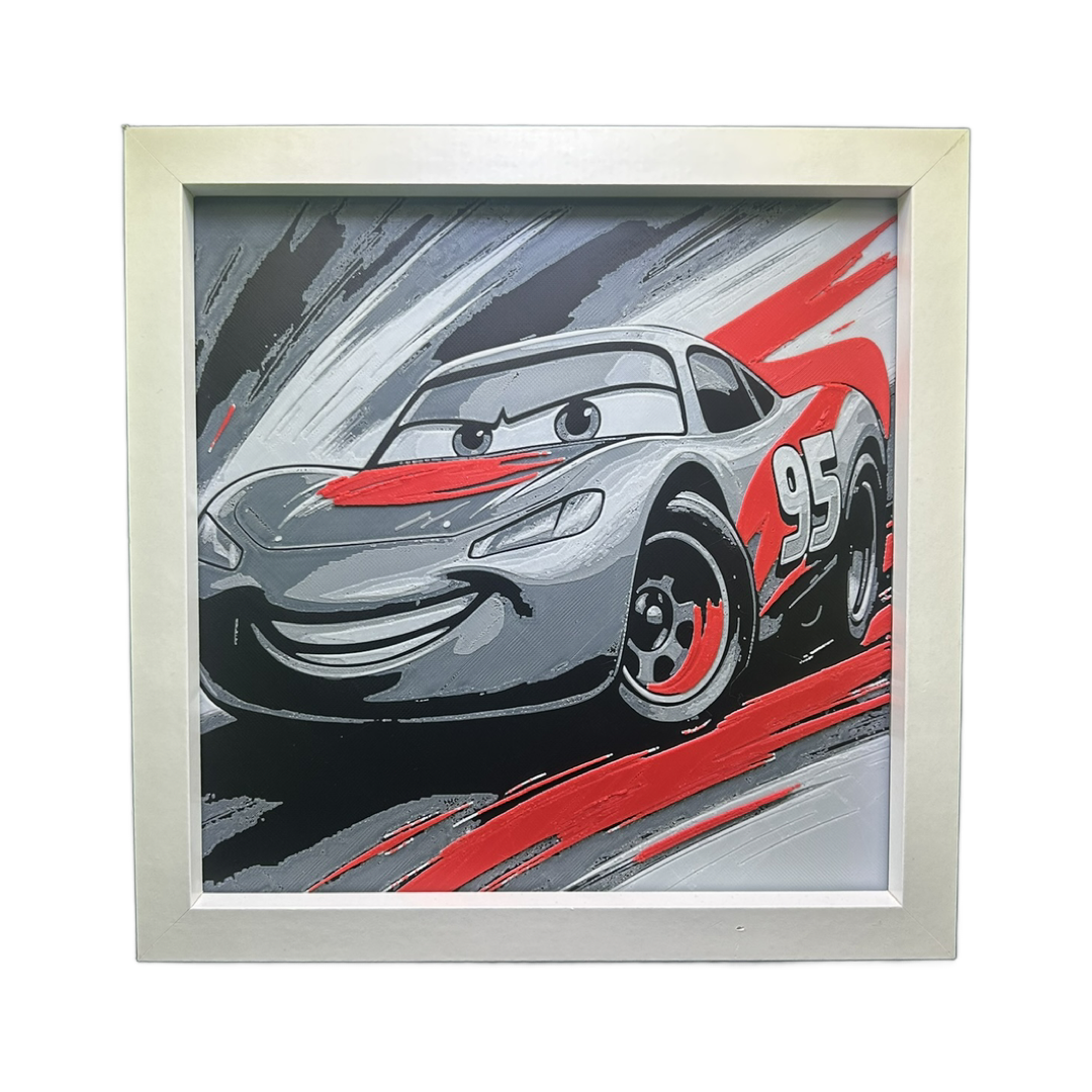 Lightning McQueen 3D Printed Fan Art