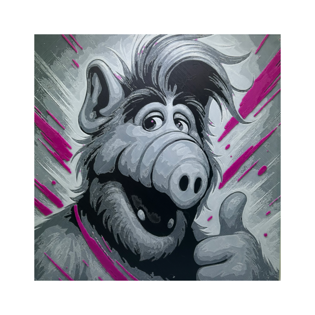 Alf - 3D Printed Fan Art