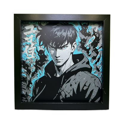 Jin Woo - Solo Leveling 3D Printed Fan Art