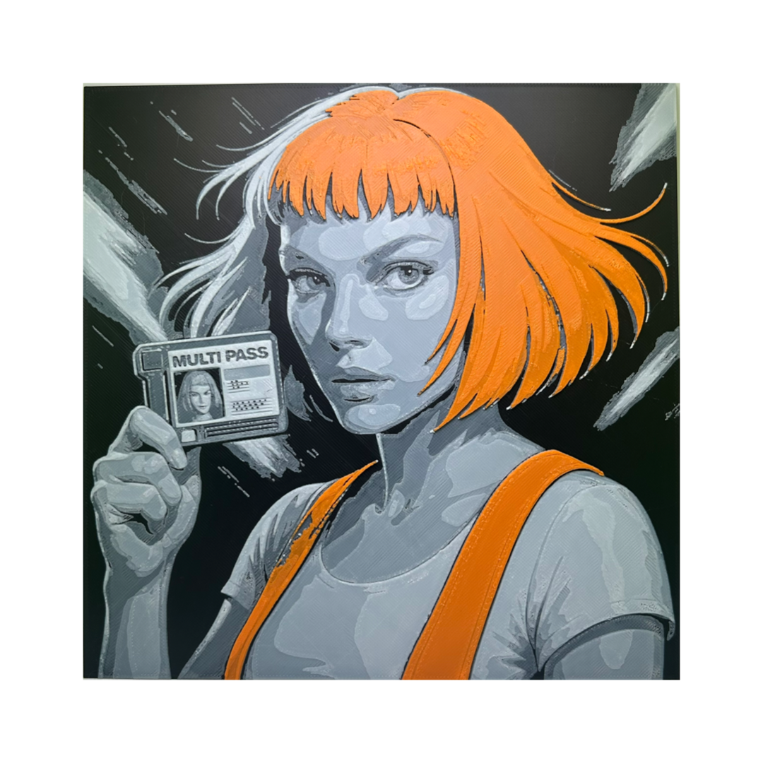 Leeloo Dallas Multi pass - The Fifth Element 3D Printed Fan Art