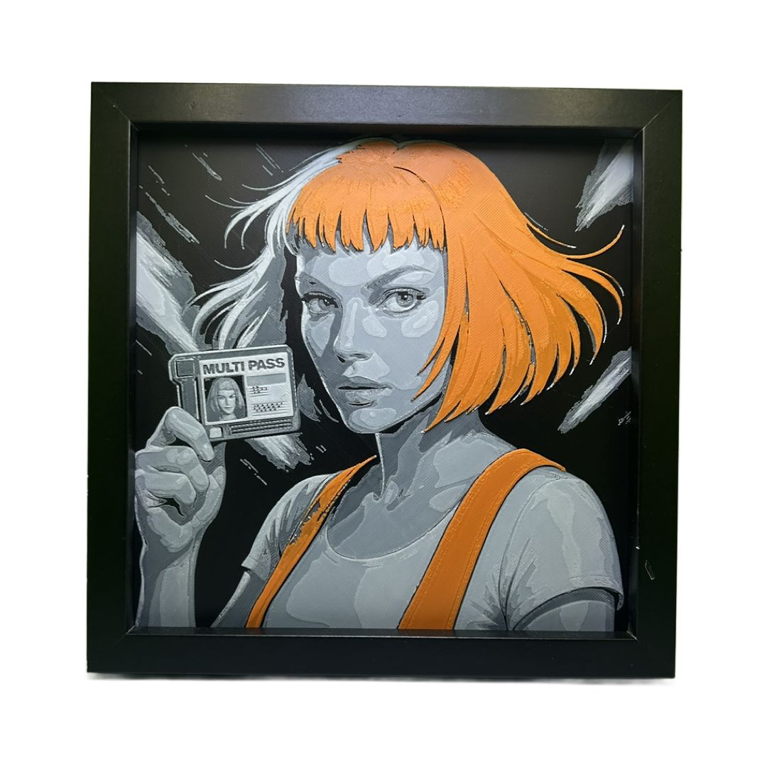 Leeloo Dallas Multi pass - The Fifth Element 3D Printed Fan Art