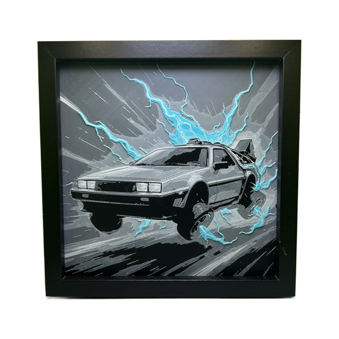 Back to the Future – The DeLorean 3D Printed Fan Art