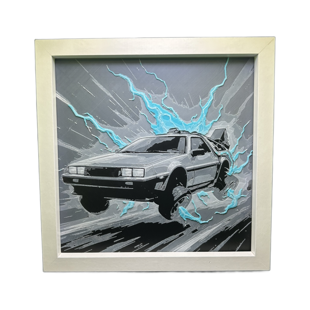 Back to the Future – The DeLorean 3D Printed Fan Art