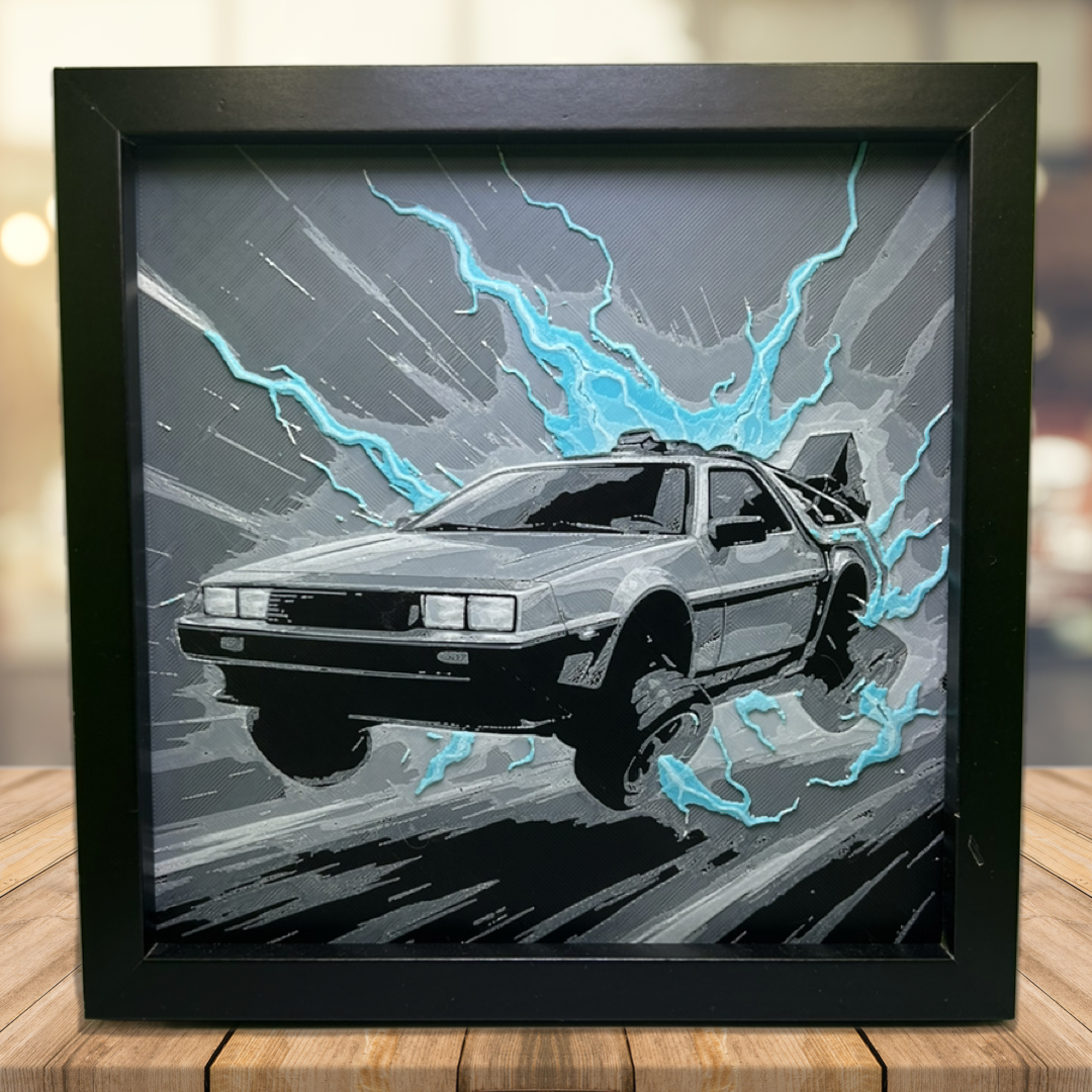 Back to the Future – The DeLorean 3D Printed Fan Art