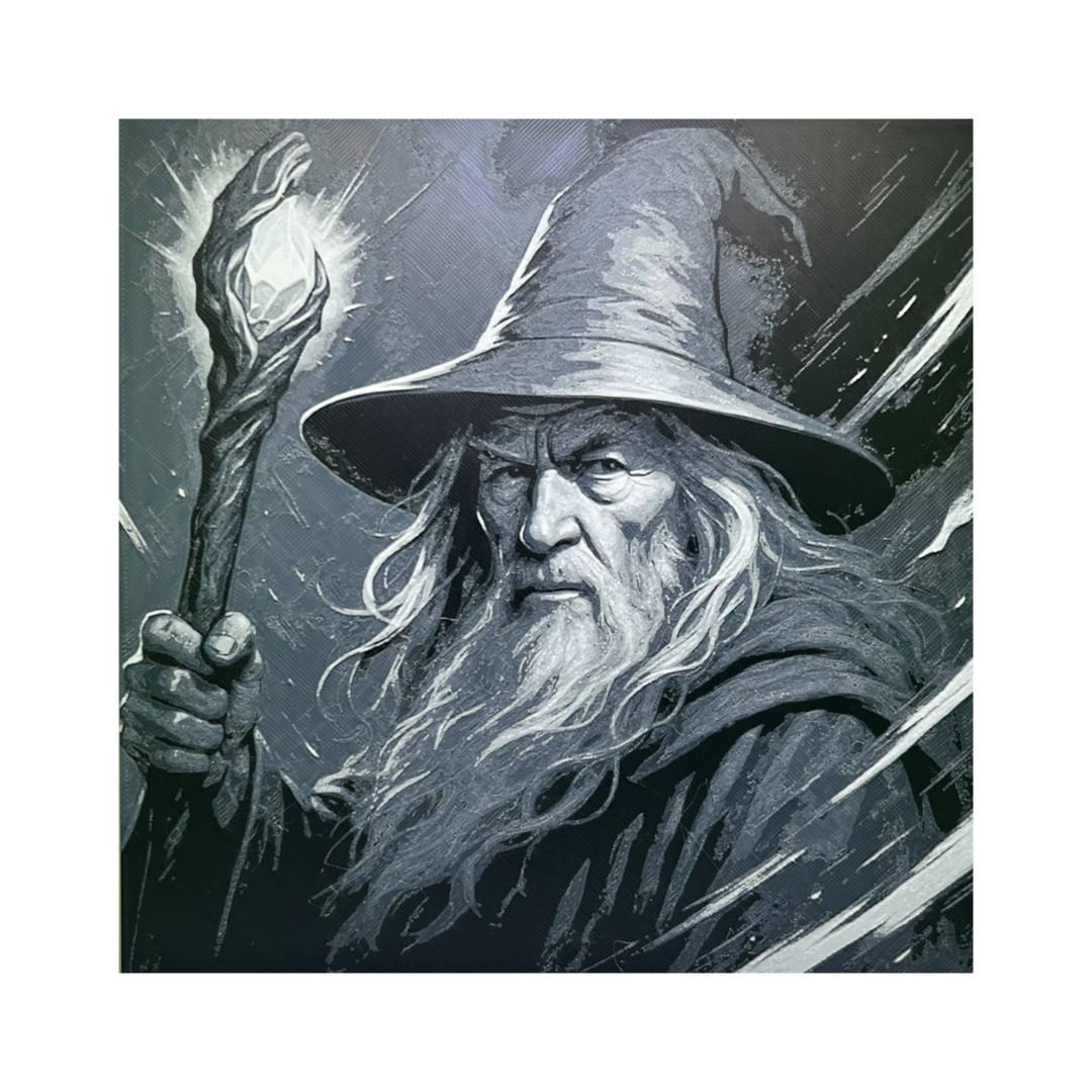 Gandalf the Grey - Lord of the Rings 3D Printed Fan Art