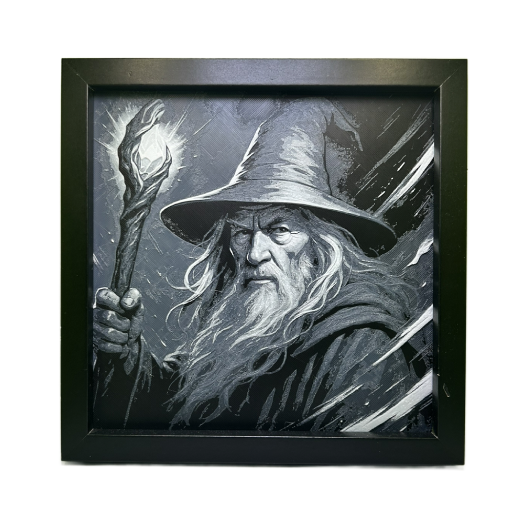 Gandalf the Grey - Lord of the Rings 3D Printed Fan Art