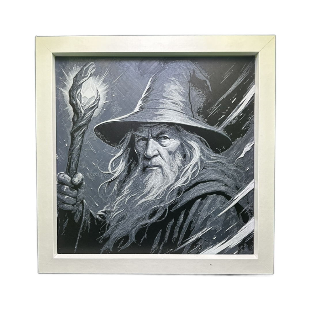 Gandalf the Grey - Lord of the Rings 3D Printed Fan Art
