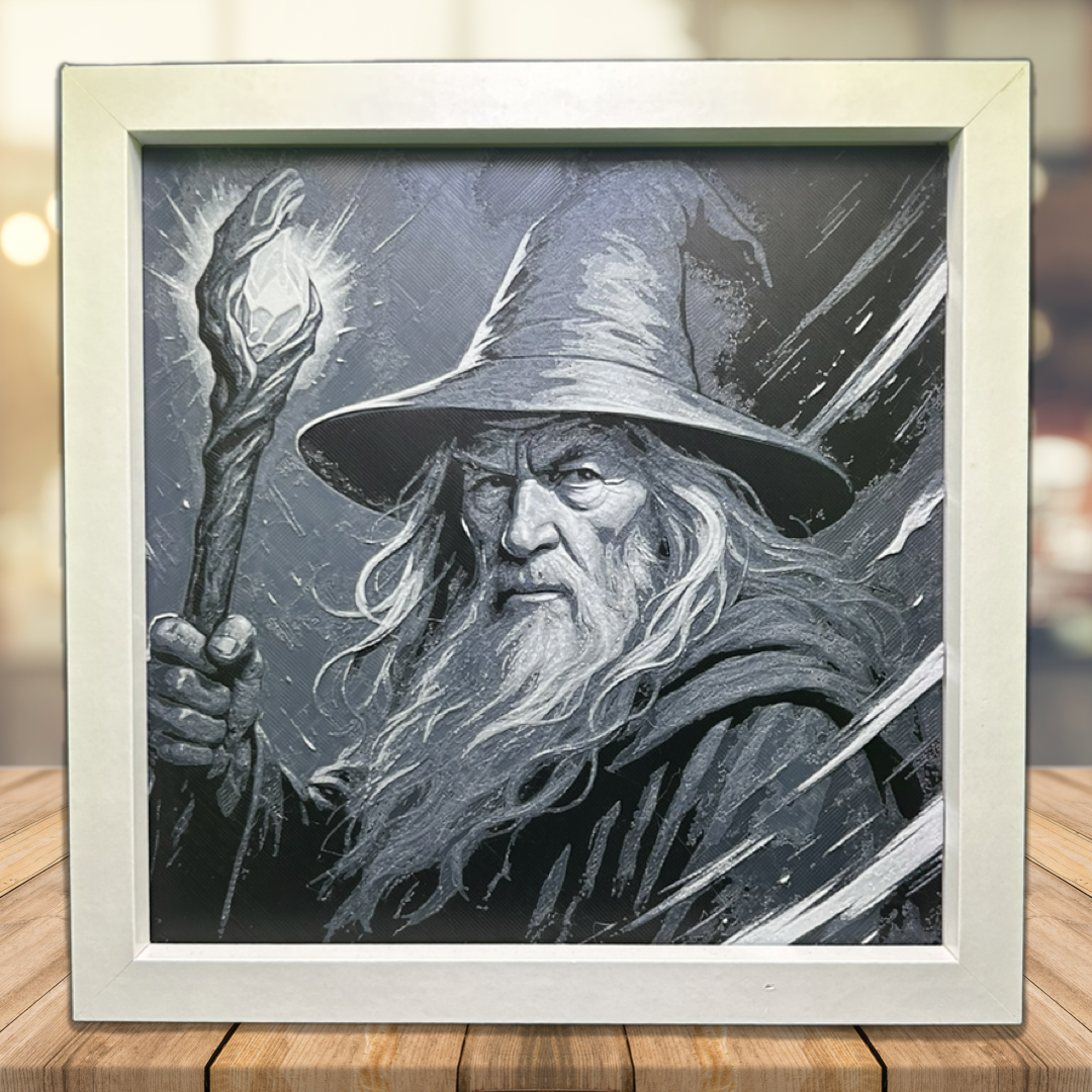 Gandalf the Grey - Lord of the Rings 3D Printed Fan Art