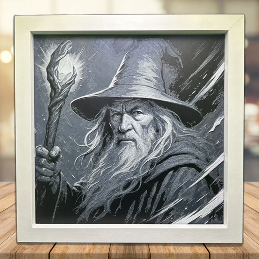Gandalf the Grey - Lord of the Rings 3D Printed Fan Art