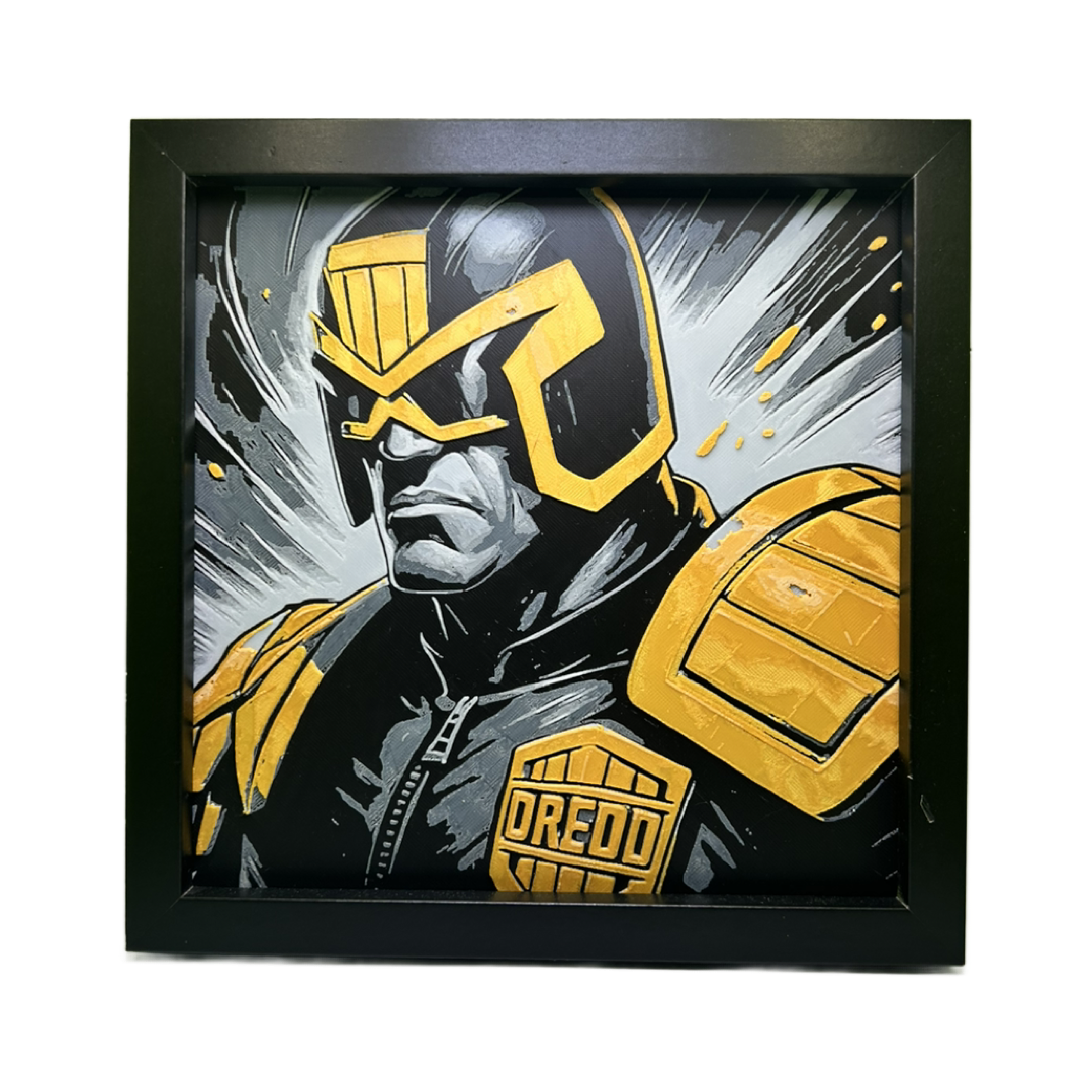 Judge Dredd 3D Printed Fan Art