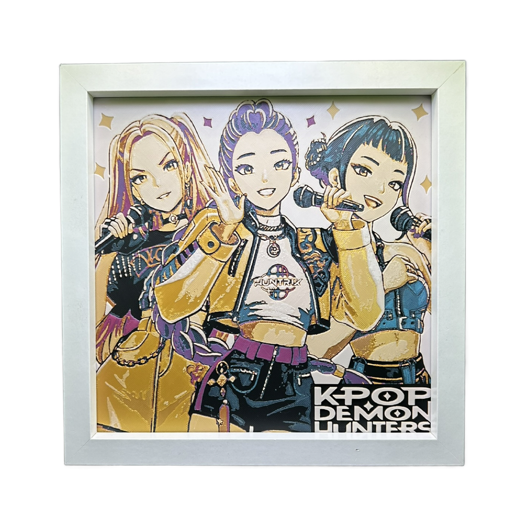 K-pop Demon Hunters 3D Printed Fan Art
