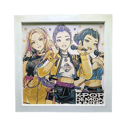 K-pop Demon Hunters 3D Printed Fan Art