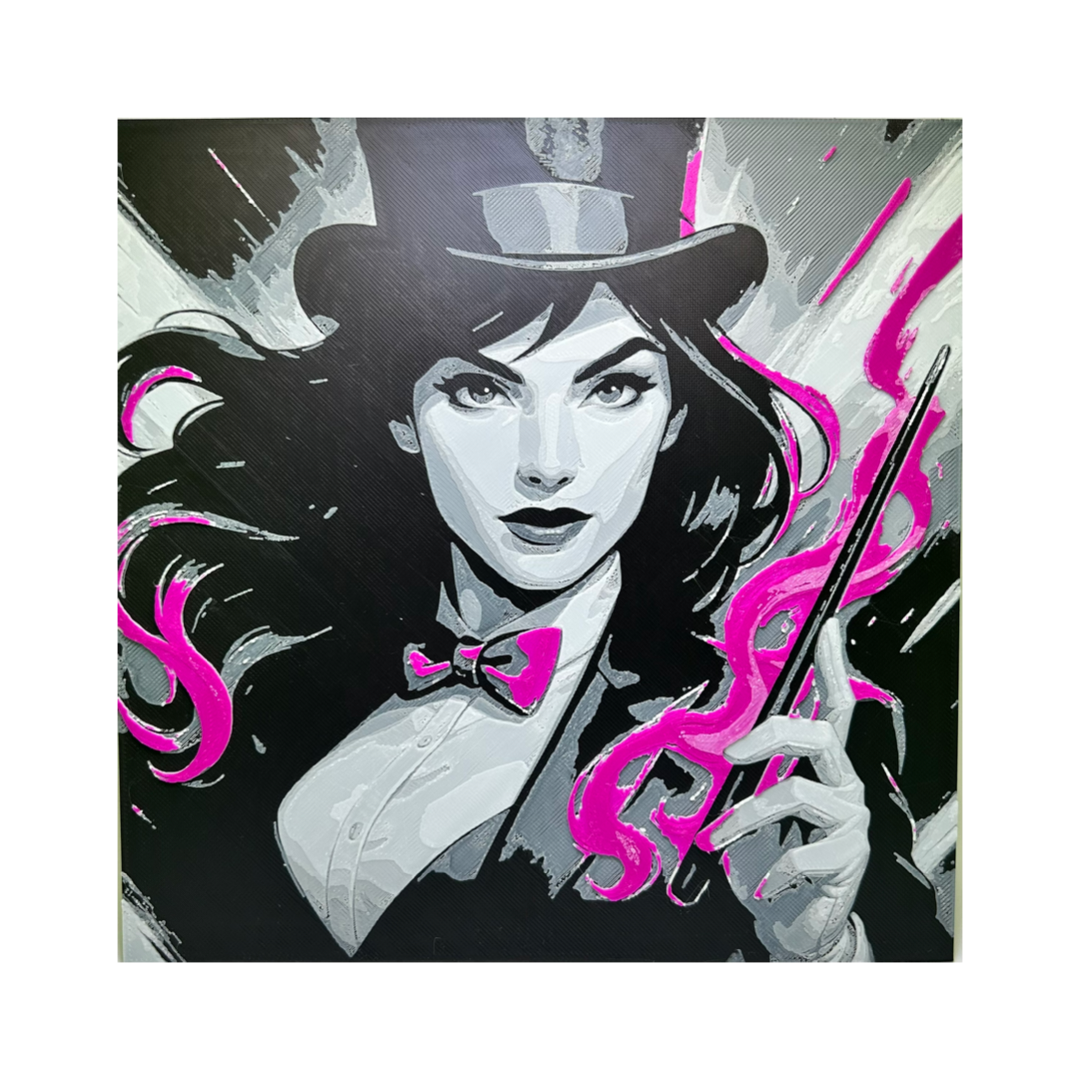 Zatanna – Mistress of Magic 3D Printed Fan Art