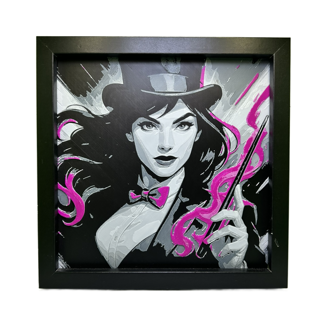 Zatanna – Mistress of Magic 3D Printed Fan Art