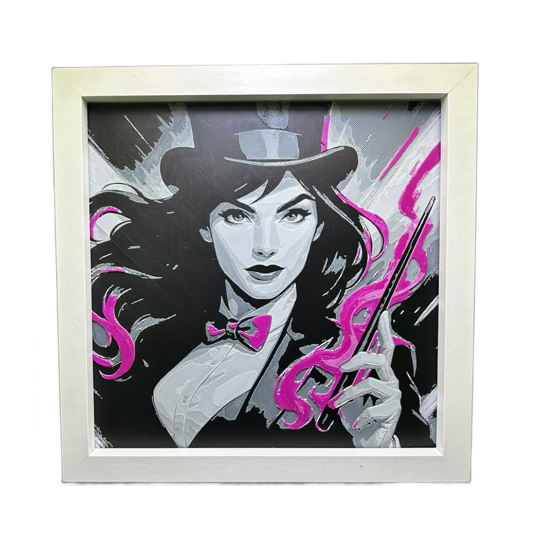 Zatanna – Mistress of Magic 3D Printed Fan Art