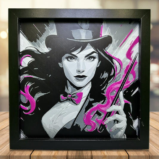 Zatanna – Mistress of Magic 3D Printed Fan Art