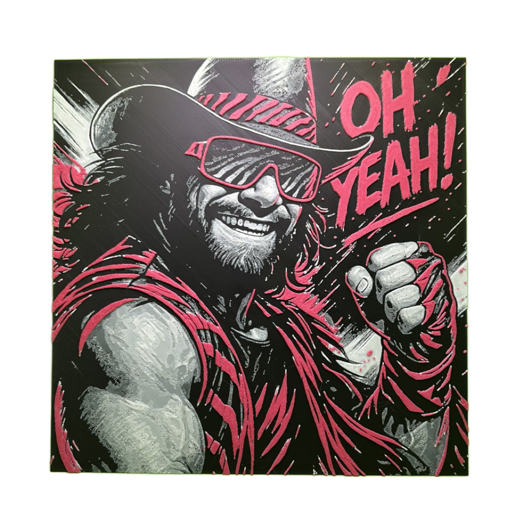 Macho Man Randy Savage - WWE 3D Printed Fan Art