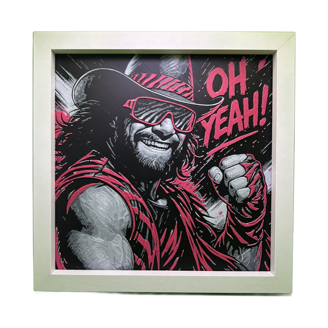 Macho Man Randy Savage - WWE 3D Printed Fan Art