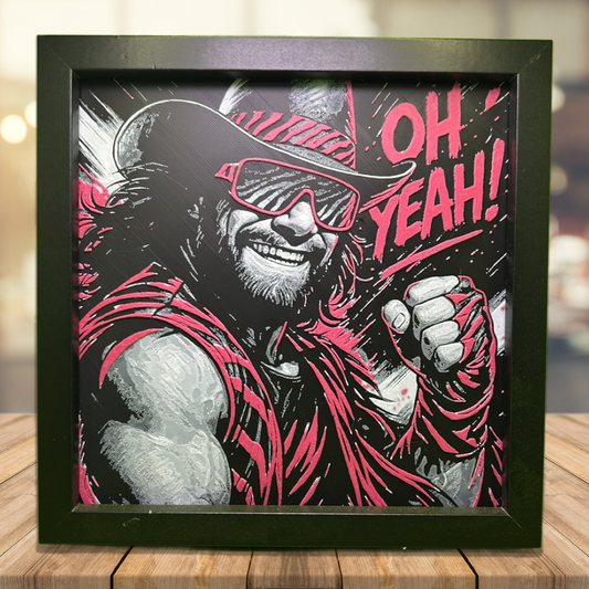 Macho Man Randy Savage - WWE 3D Printed Fan Art