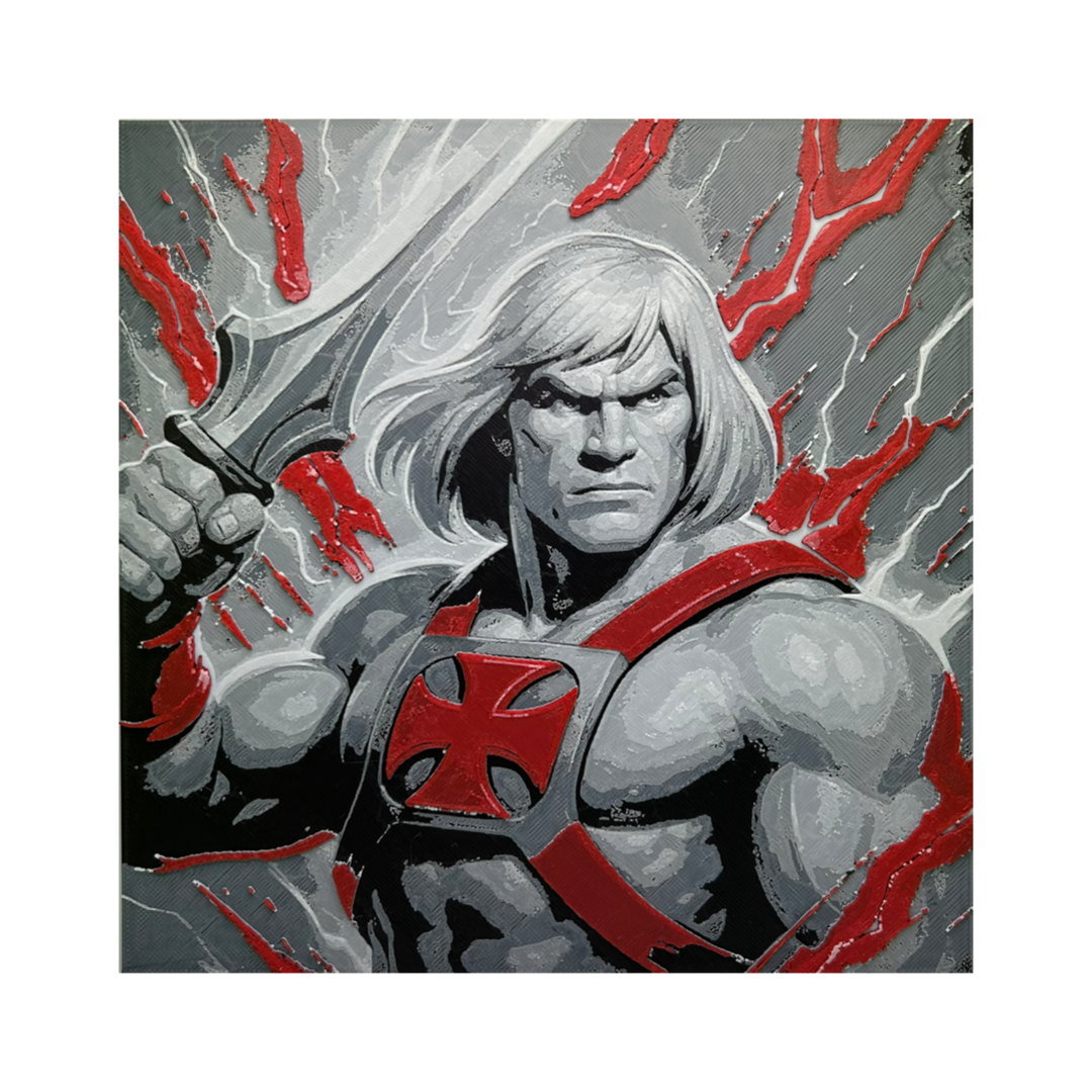 He-Man - The Masters of the Universe 3D Printed Fan Art