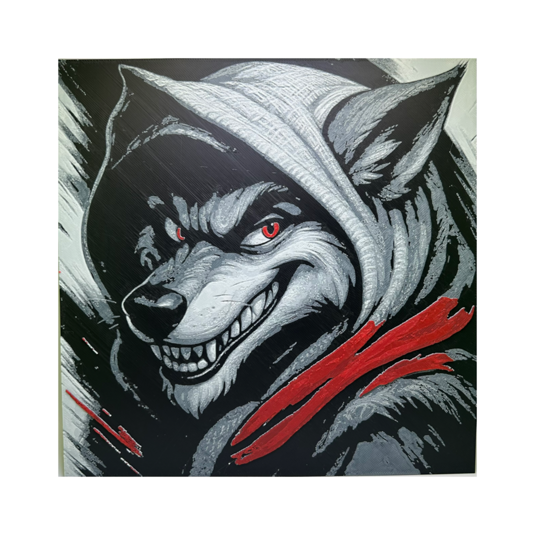 Big Bad Wolf 3D Printed Fan Art