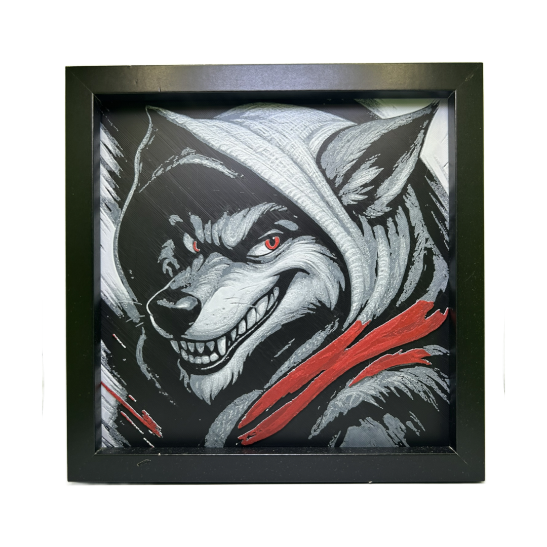 Big Bad Wolf 3D Printed Fan Art