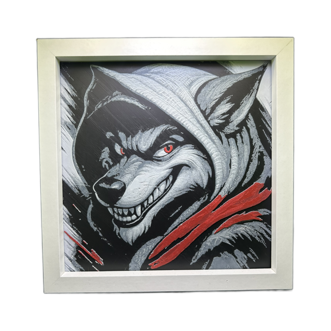 Big Bad Wolf 3D Printed Fan Art