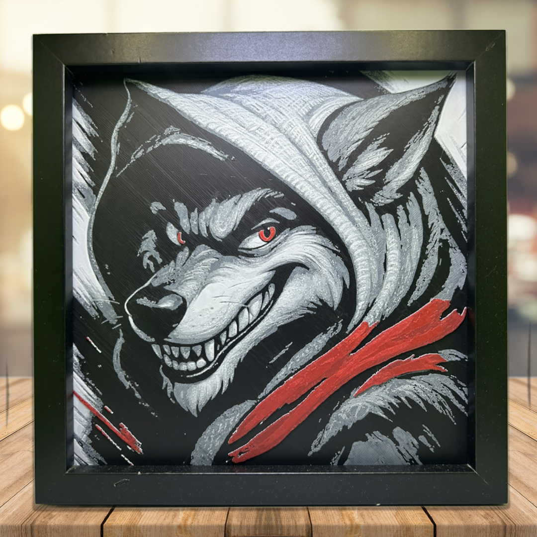 Big Bad Wolf 3D Printed Fan Art
