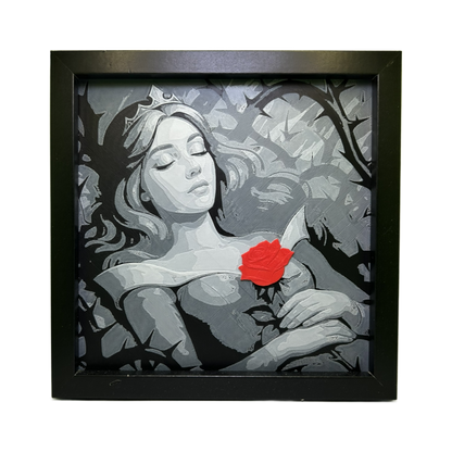 Sleeping Beauty  3D Printed Fan Art