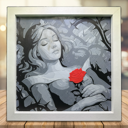 Sleeping Beauty  3D Printed Fan Art