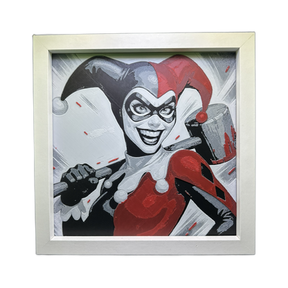 Harley Quinn - Comic Book Style 3D Printed Fan Art