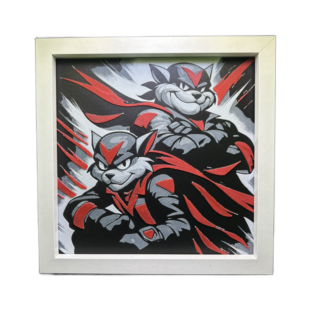 Razor & T-Bone – The Swat Kats 3D Printed Fan Art