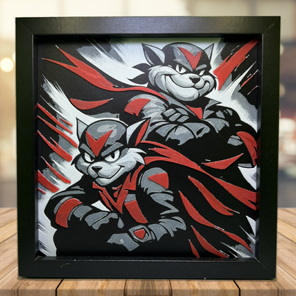 Razor & T-Bone – The Swat Kats 3D Printed Fan Art