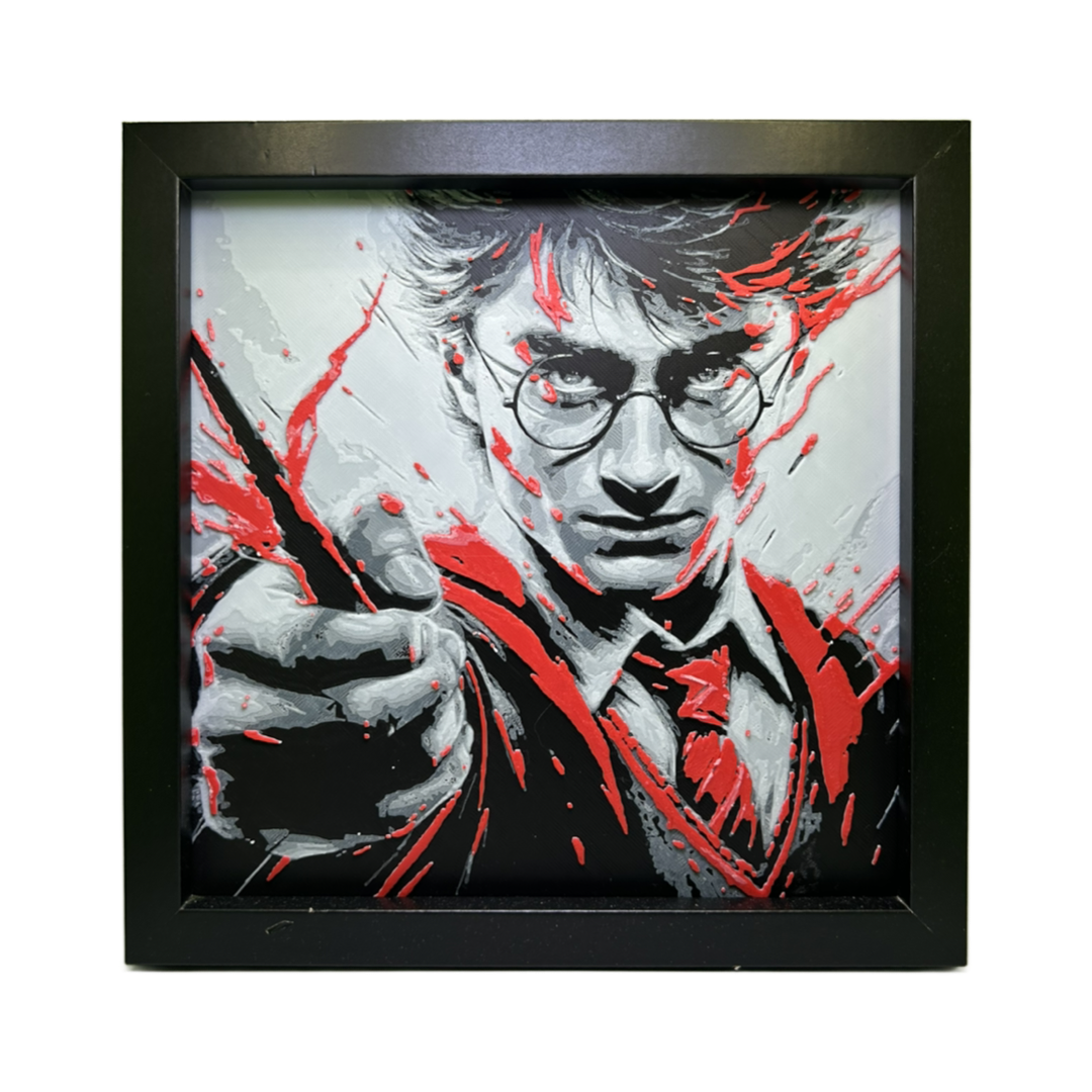 Harry Potter 3D Printed Fan Art