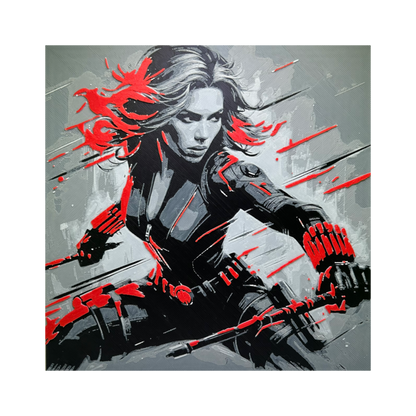 The Black Widow - The Avengers 3D Printed Fan Art