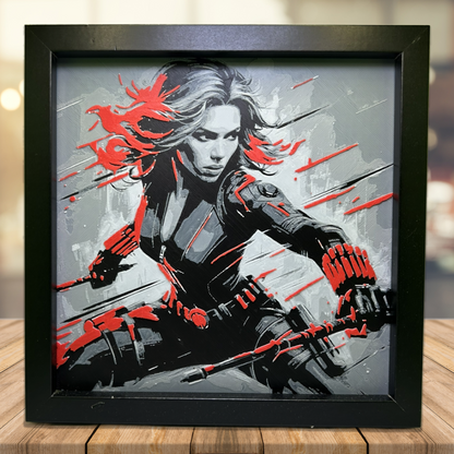 The Black Widow - The Avengers 3D Printed Fan Art