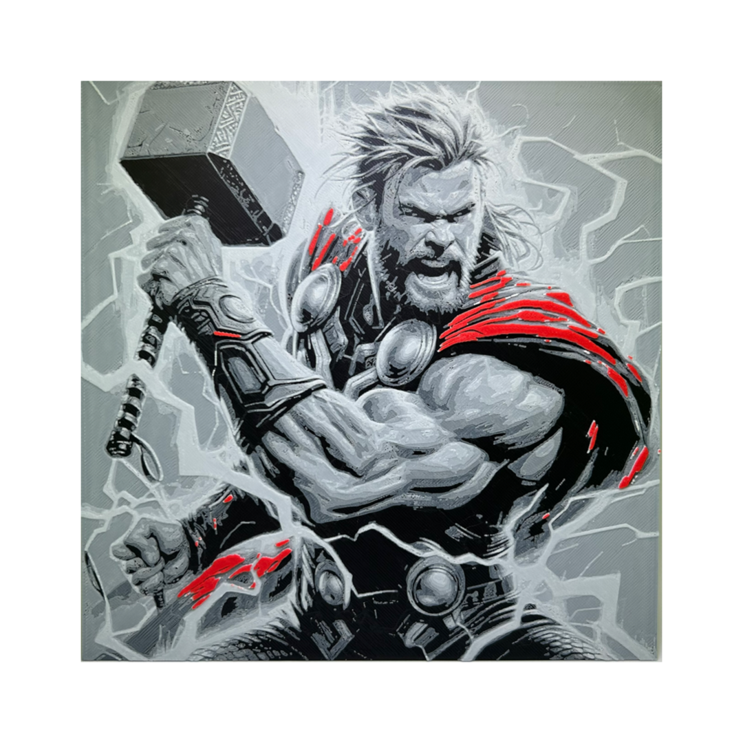 Thor - The Avengers 3D Printed Fan Art