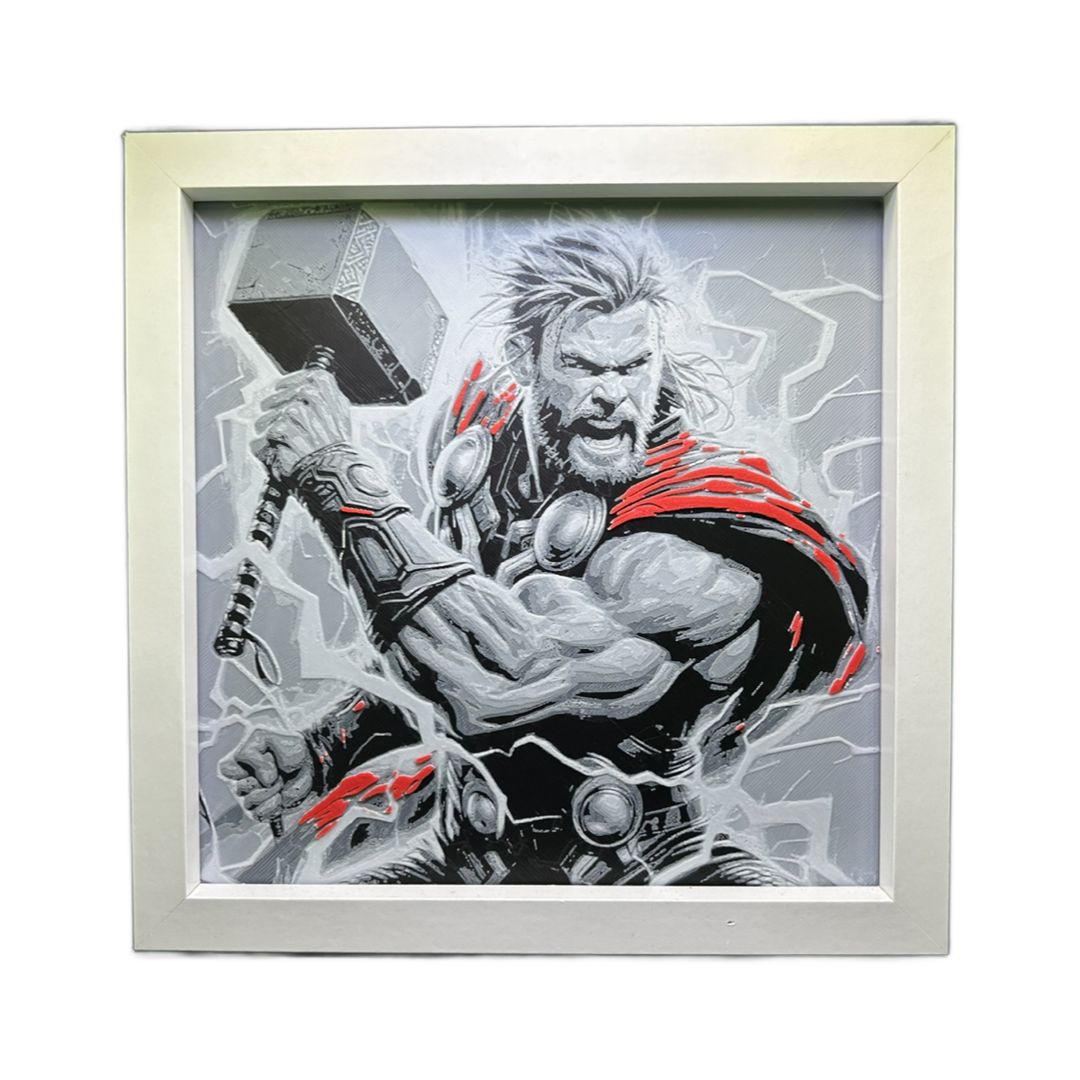 Thor - The Avengers 3D Printed Fan Art