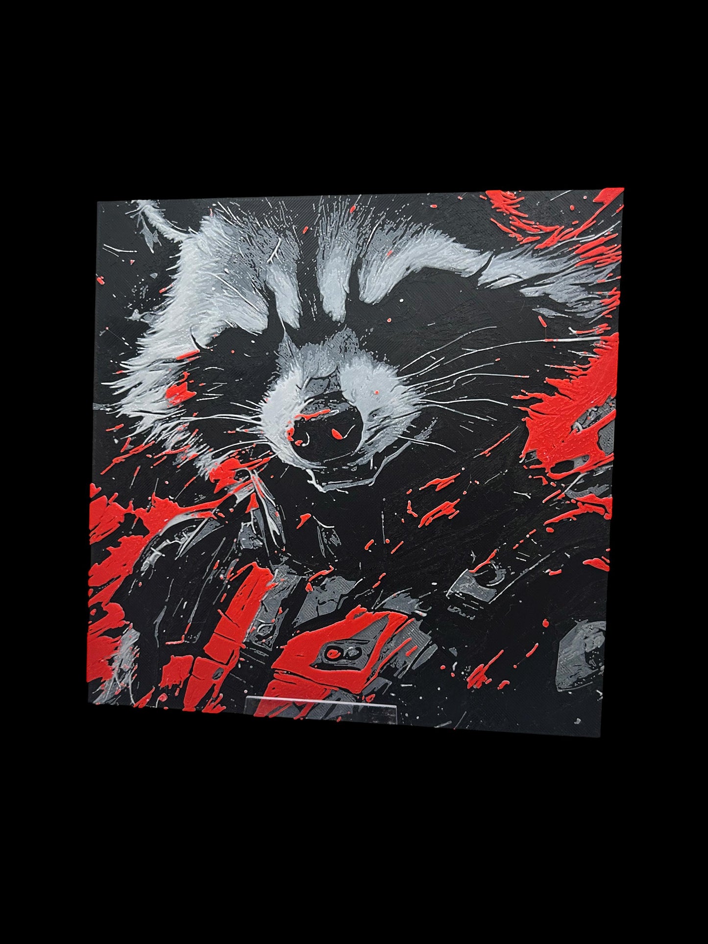 Rocket 3D Printed Fan  Art