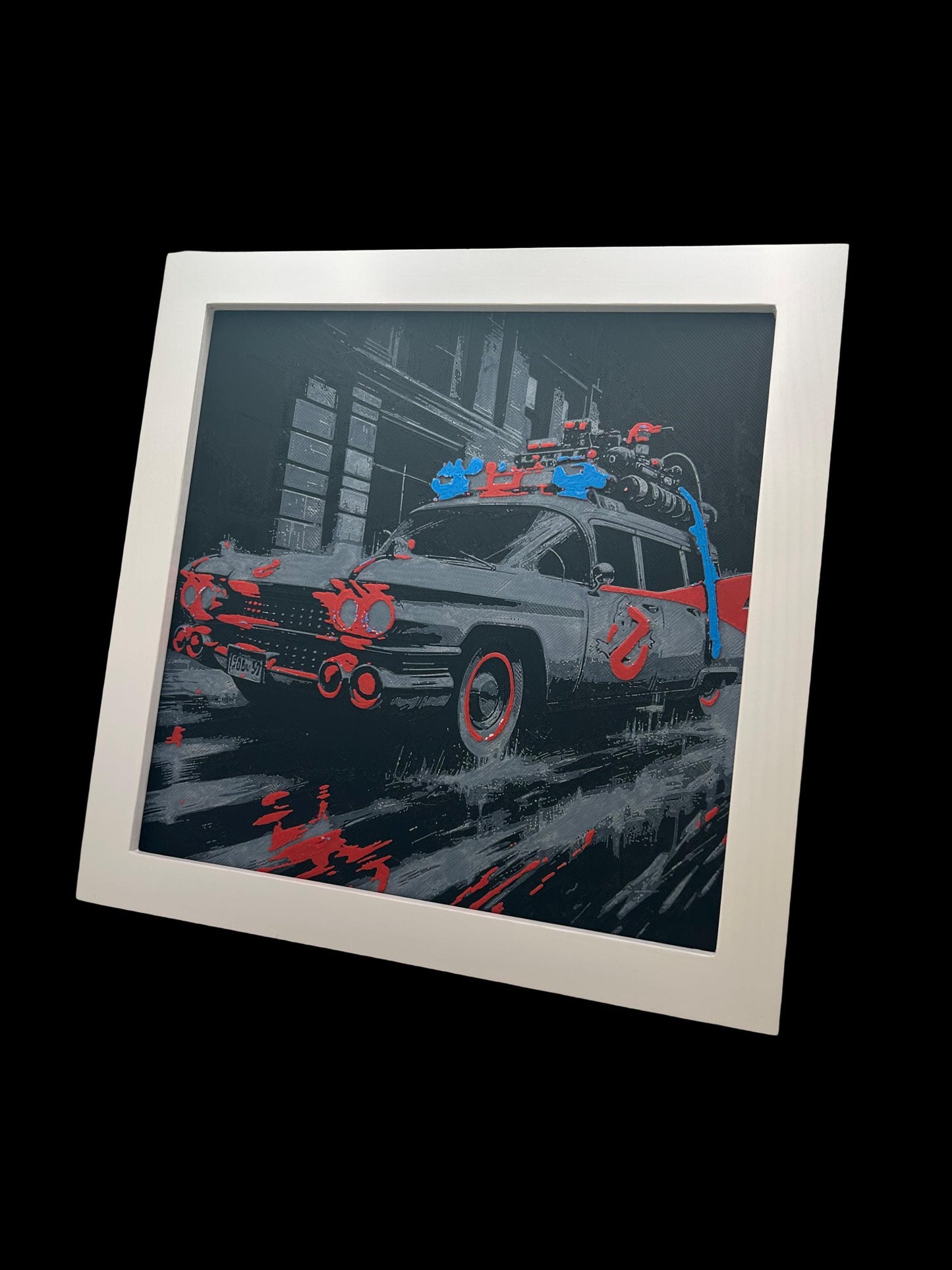 Ghostbusters Ecto 1 3D Printed Fan Art