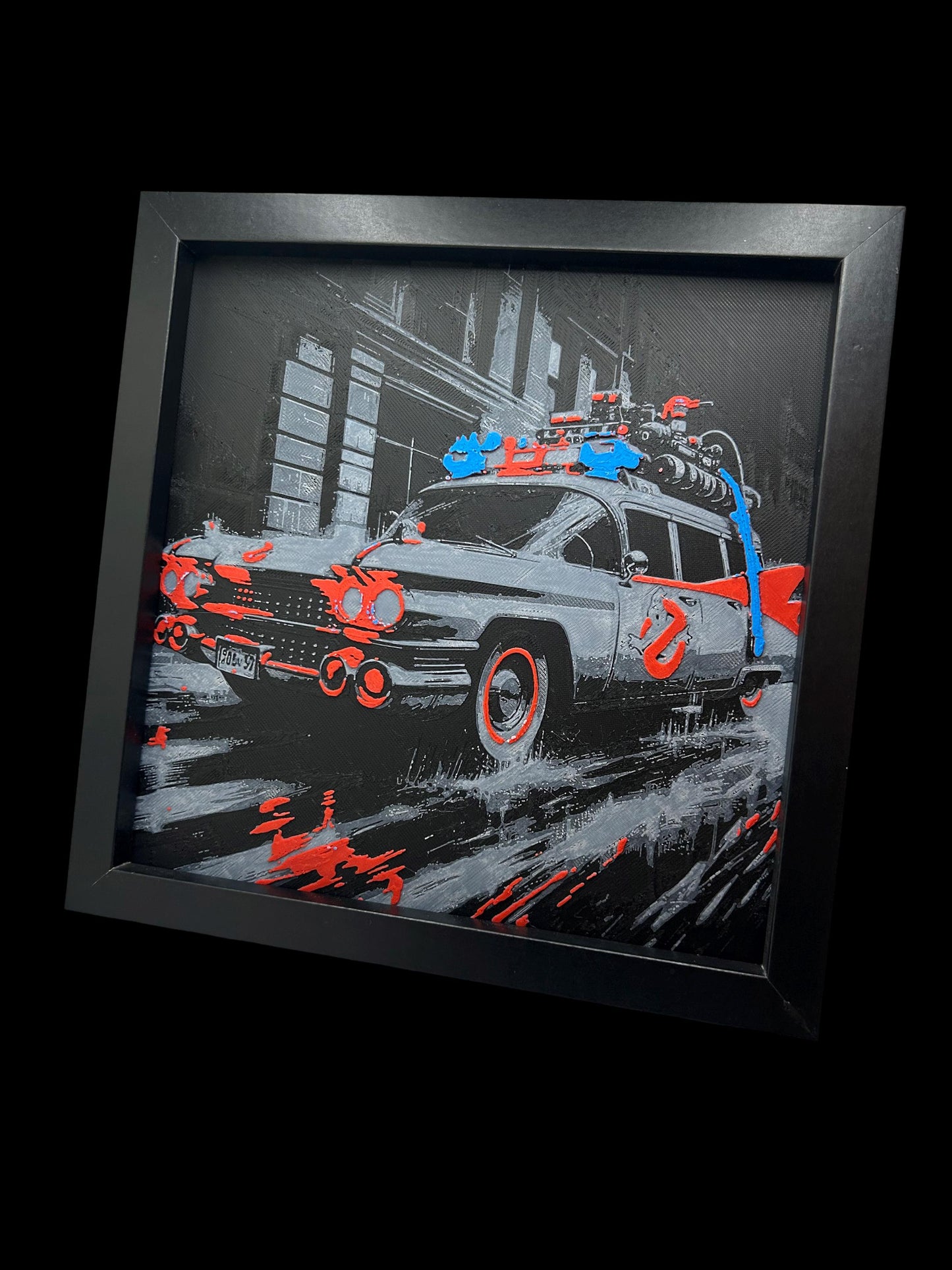 Ghostbusters Ecto 1 3D Printed Fan Art