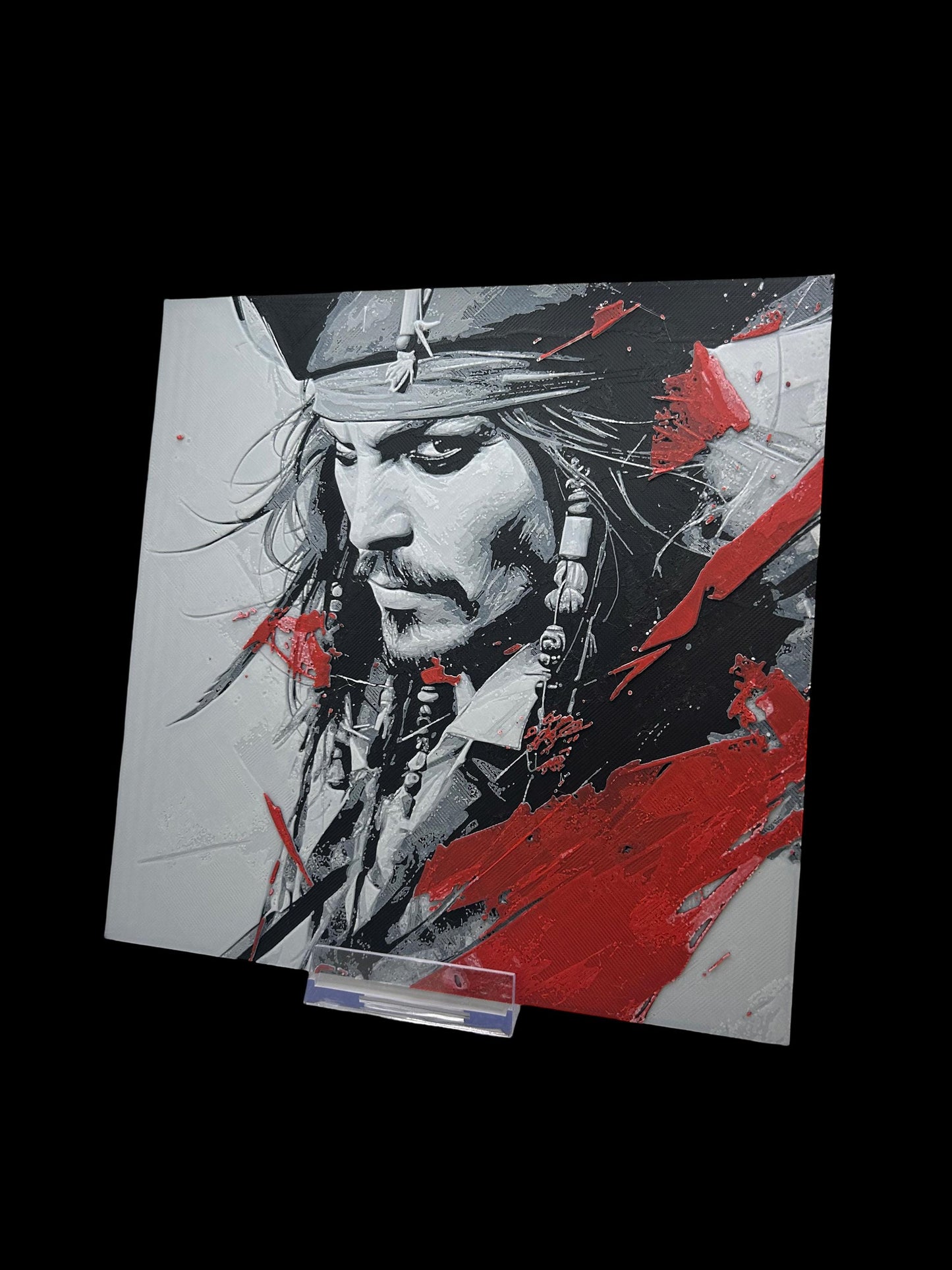 Captain Jack Sparrow 3D Printed Fan Art