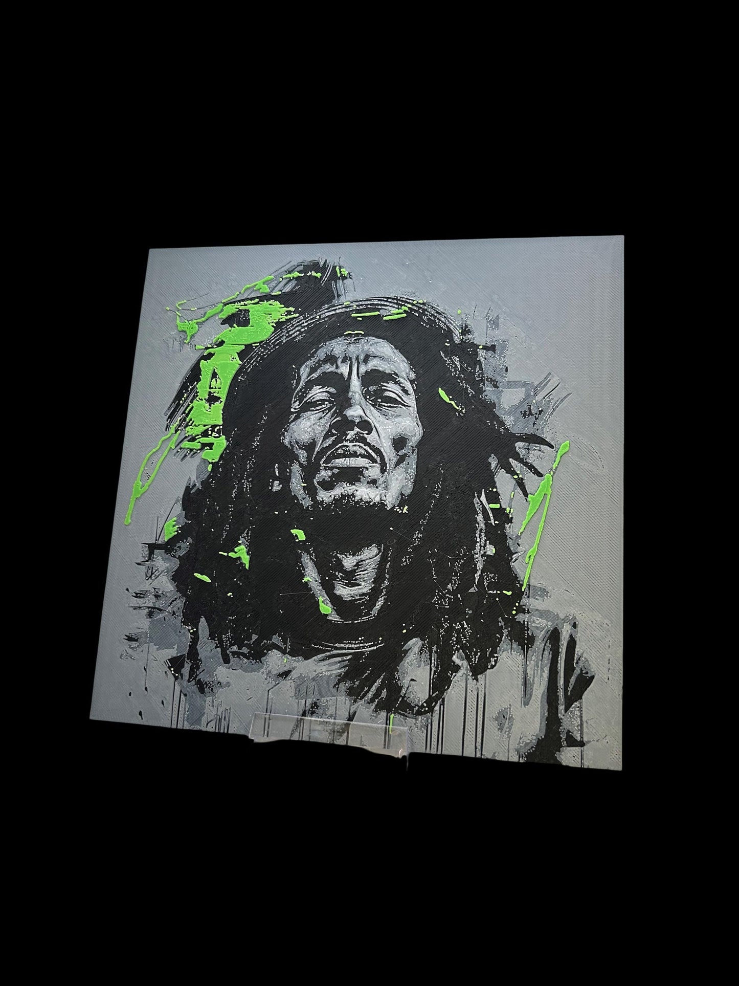 Bob Marley 3D Printed Fan Art