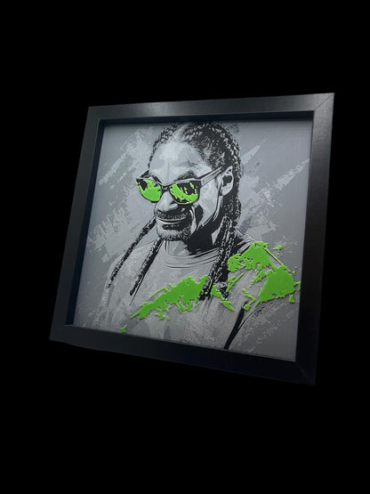 Snoop Dogg 3D Printed Fan Art