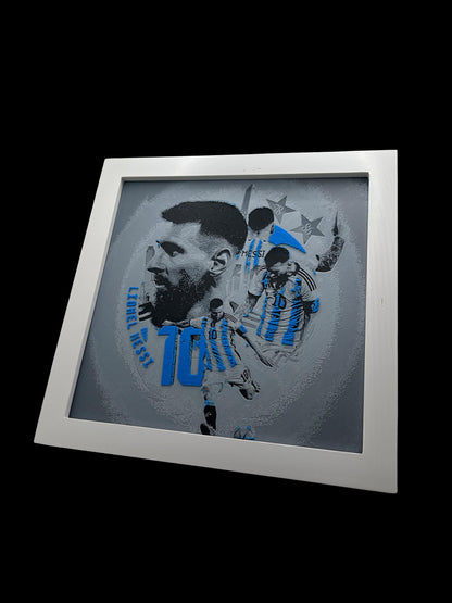 Lionel Messi 3D Printed Fan Art