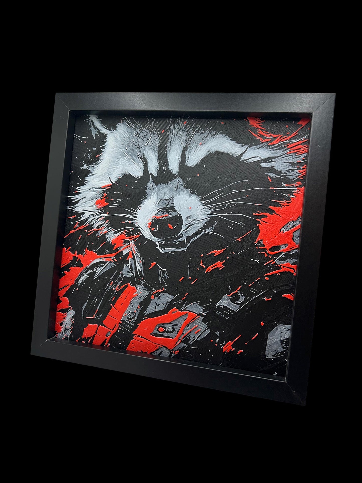 Rocket 3D Printed Fan  Art