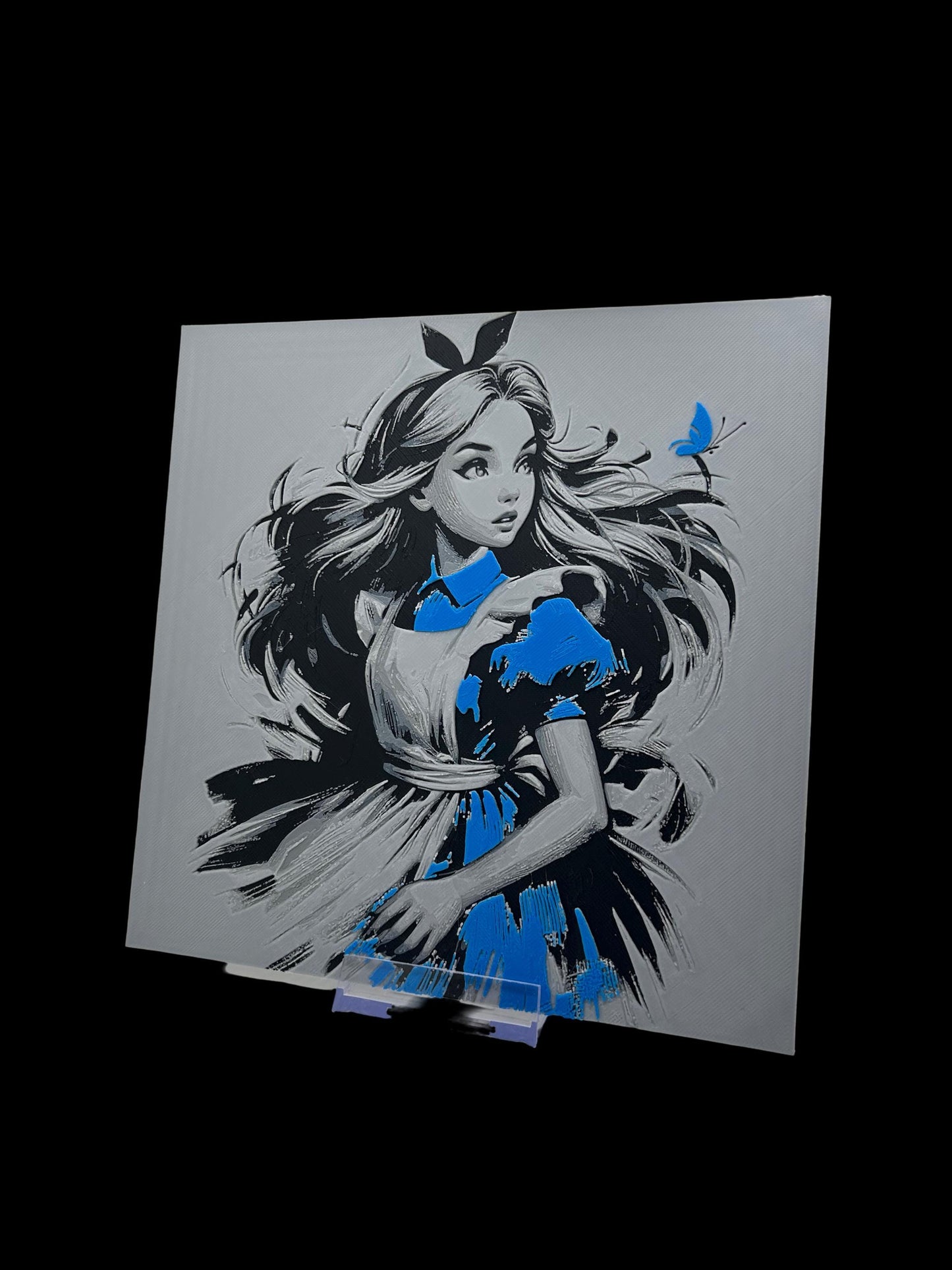 Alice in Wonderland 3D Printed Fan Art