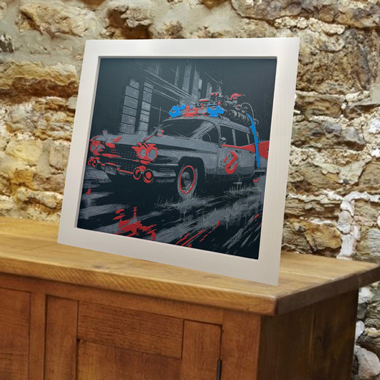 Ghostbusters Ecto 1 3D Printed Fan Art